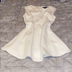 White / crème dress